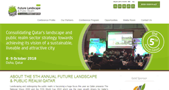 Desktop Screenshot of futurelandscapeqatar.com